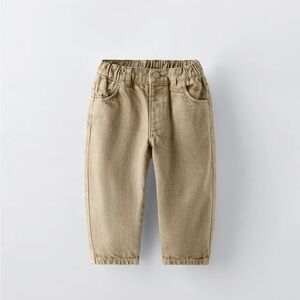 Zara kids boys girls twill balloon fit pants jeans size 5